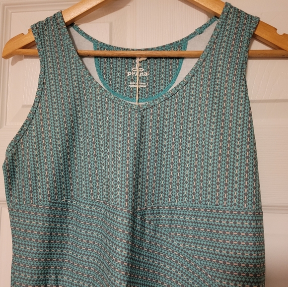 Prana Amelie Dress Aquamarine parade Green exercise small New - Picture 6 of 8